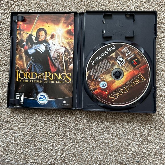 THE LORD OF THE RINGS THE RETURN OF THE KINGS PLAY STATION 2 GAME - Picture 2 of 3